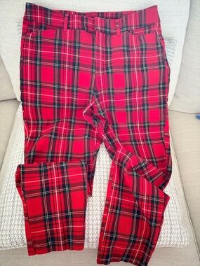 Old Navy | Plaid High Rise Pixie Skinny Pants